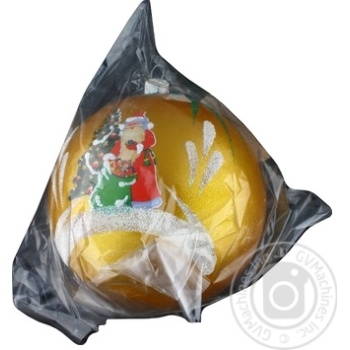 Paint Character Plastic Christmas Tree Ball 10cm - buy, prices for - photo 1